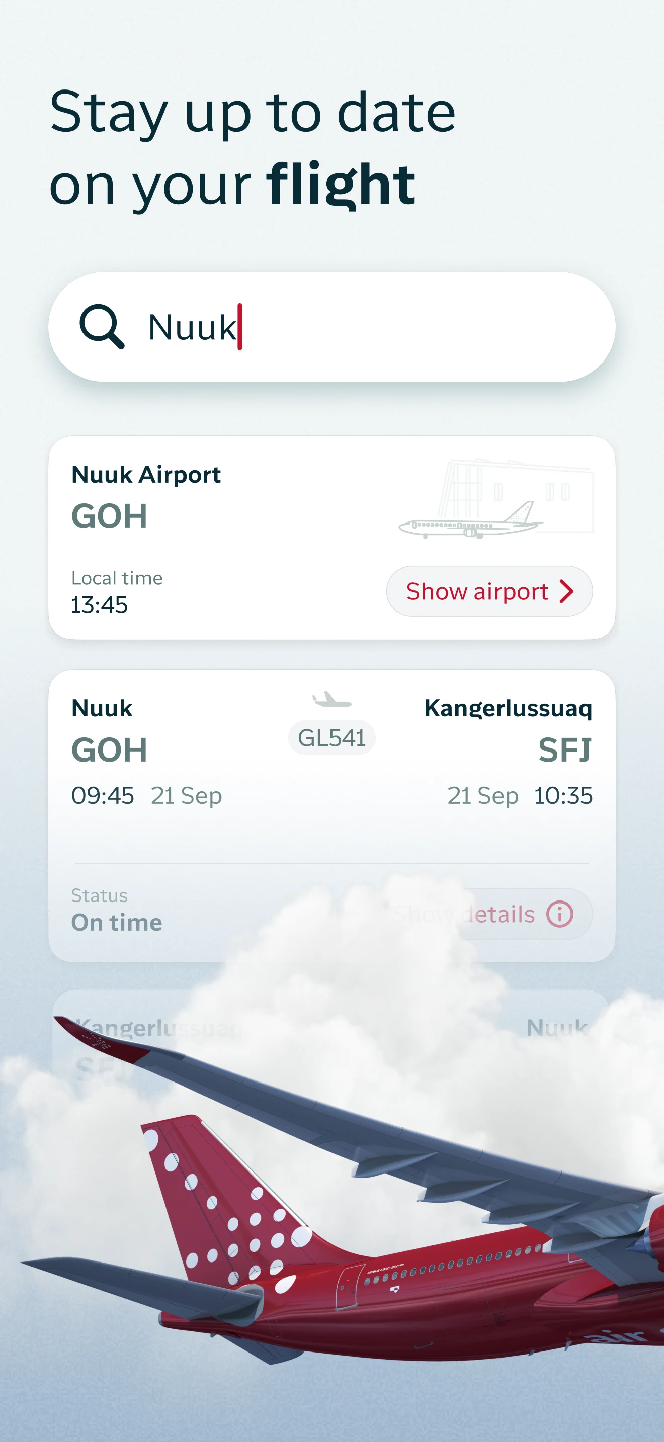 Air Greenland screenshot